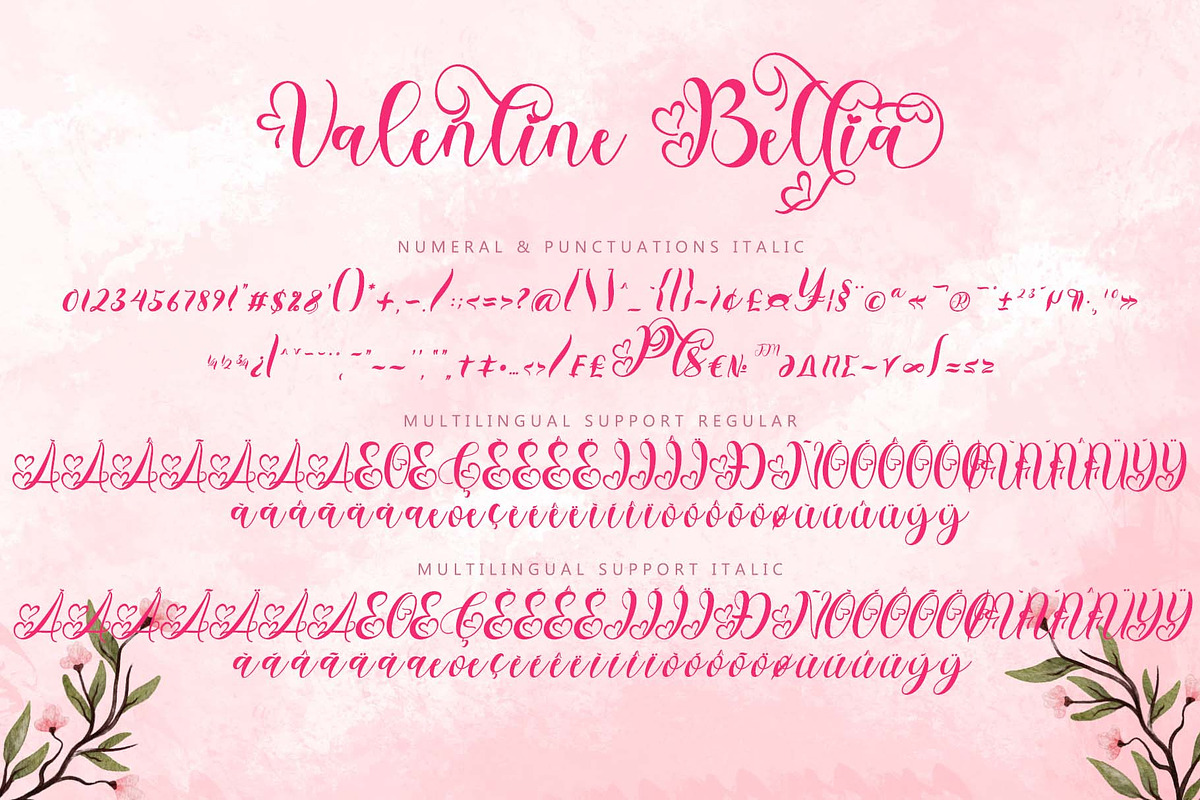 Valentine Bellia, a Handwritten Font by Yoga Letter (Photo 8 of 9)