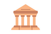 Museum Flat Icon, a Duotone Icon by Pexelpy (Thumbnail 1 of 2)