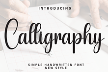Calligraphy | Script Font