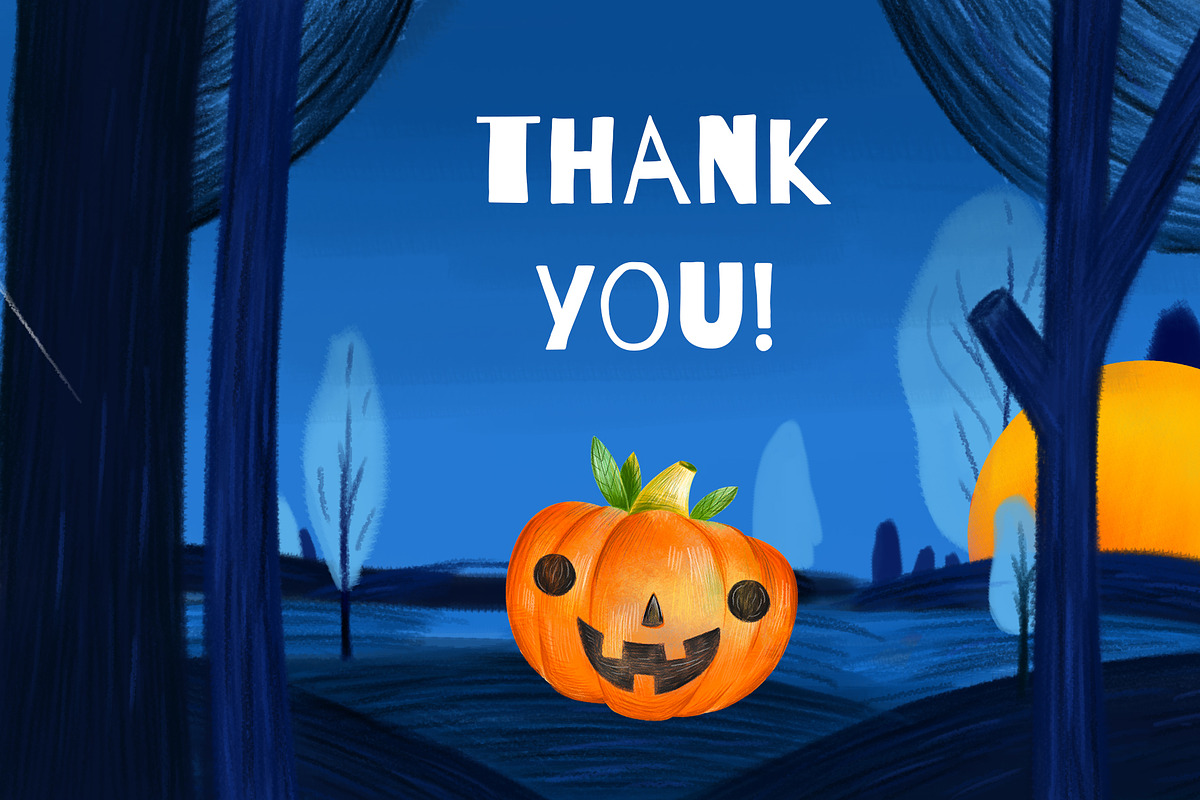 Halloween Night, a Decorative Illustration by Alina Sh (Photo 11 of 11)
