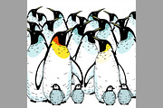 Penguins pattern set, a Pattern Graphic by OKart.studio (Thumbnail 2 of 5)