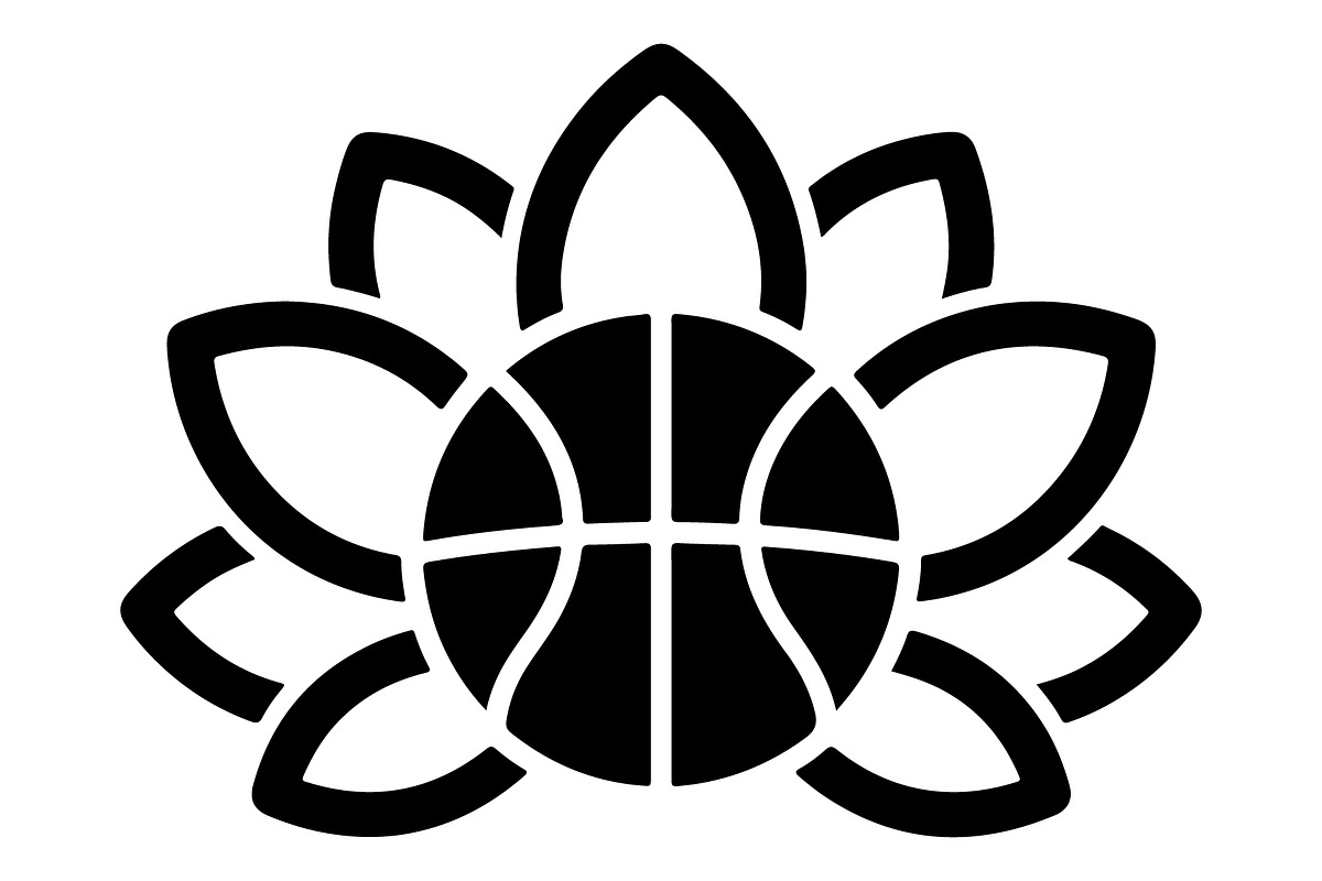 Basketball Lotus Emblem, an Object Graphic by Gfx_Store (Photo 3 of 15)