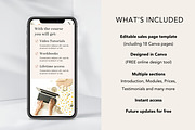 Coaching Sales Page Template Canva, a Landing Page Template by DeeBeeDesign (Thumbnail 7 of 10)