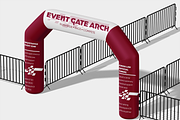 Inflatable Event Gate Arch Mockup, an Advertising Mockup by Bartama Graphic (Thumbnail 4 of 5)