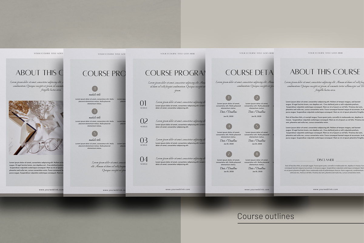 eCourse Workbook Creator CANVA, a Magazine Template by 3.14&Co (Photo 5 of 18)