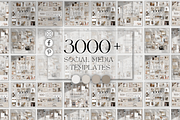 3000+ Social Media Bundle | Canva, a Social Media Template by BRANDcontent (Thumbnail 1 of 10)