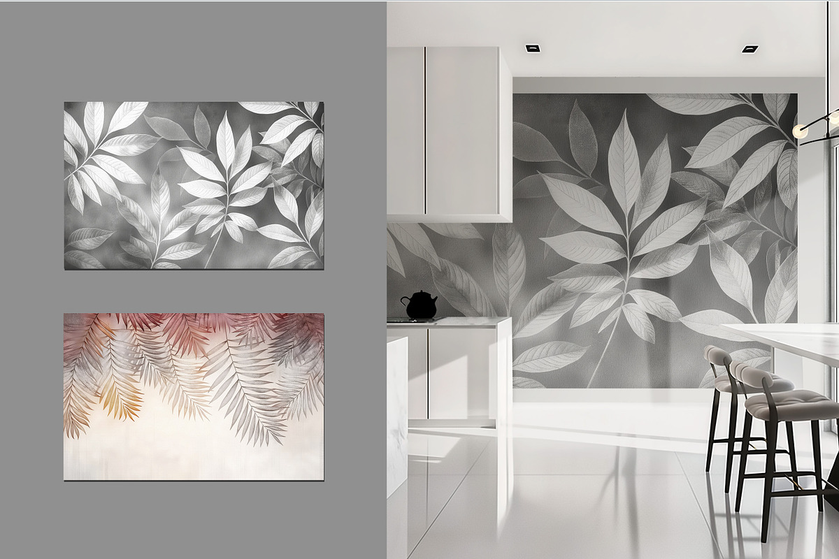 Hand drawn forest building wallpaper, a Wallpaper Graphic by Muzi pear studio (Photo 9 of 10)