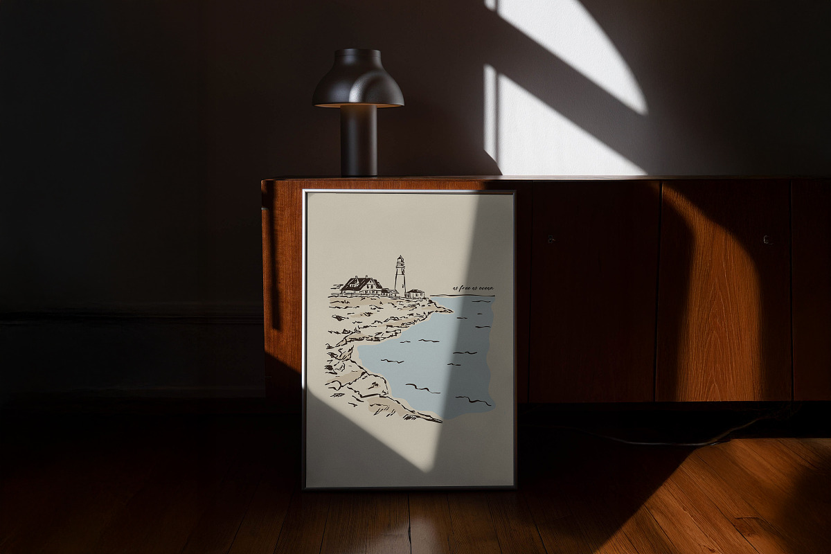 Mediterranean Vacation Print Posters, an Object Graphic by DesignThatMatters (Photo 7 of 13)
