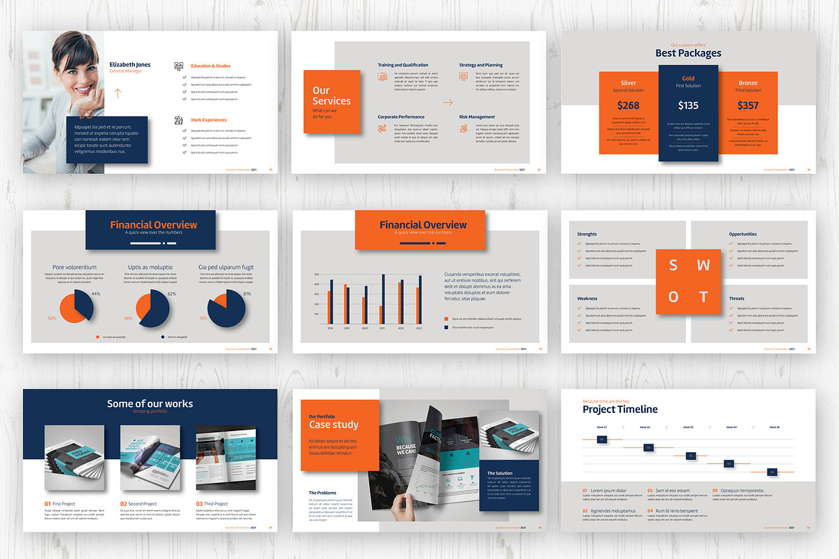 Business Profile Presentation Canva, a Presentation Template by Sabin (Photo 3 of 4)