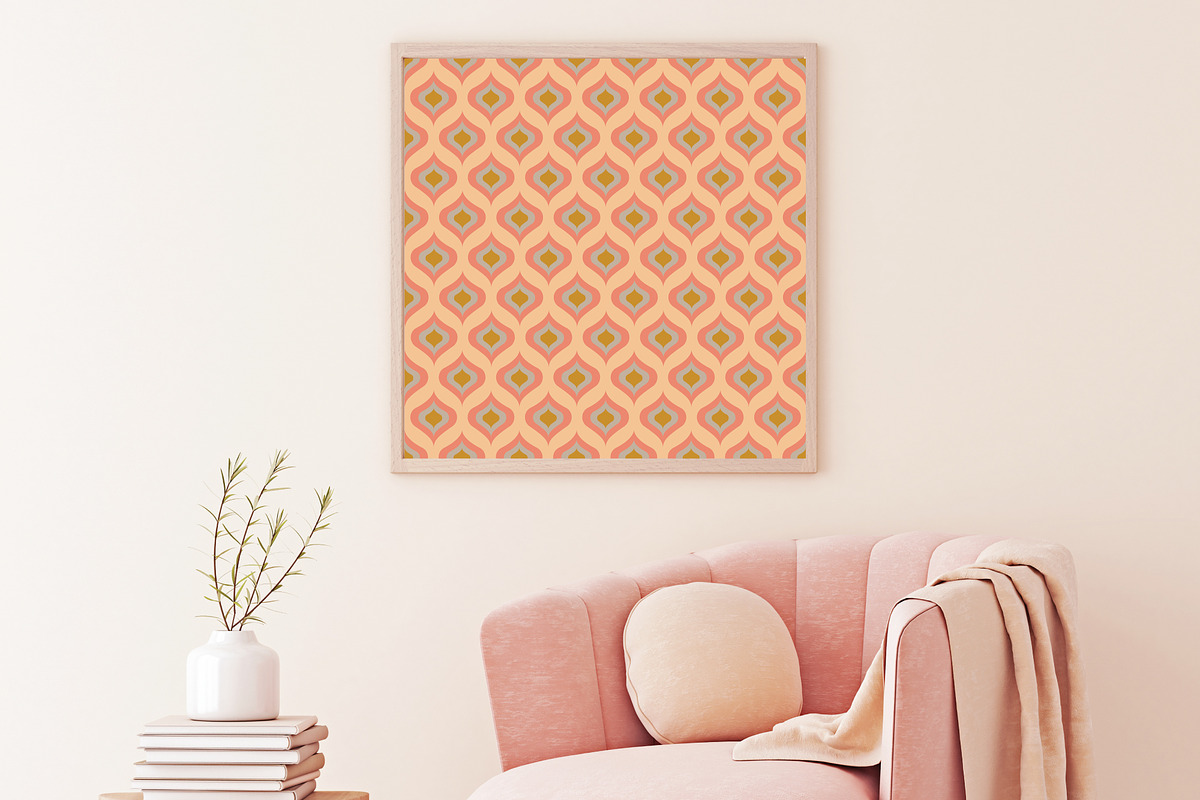 Mid-Century 1960s Retro Pattern, a Pattern Graphic by Patterns for Dessert