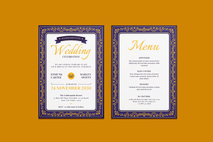 Decoratifs Wedding Invitation, an Invitation Template by iDoodle Studio