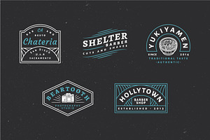 15 Vintage Bagde Logos Vol.1