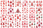 Christmas Glitter Digital Paper Pack, a Pattern Graphic by SinaCreation (Thumbnail 2 of 6)