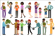 Flower and Home Plant Store, a Decorative Illustration by Gurza SHOP (Thumbnail 8 of 8)