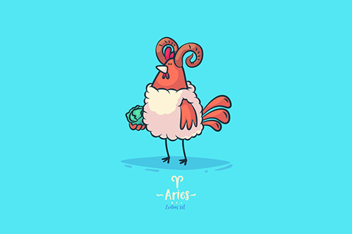 30 OFF - Rooster Zodiac set, an Animal Illustration by Krolone (Photo 8 of 13)
