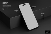 iPhone 15 Pro Mockup Kit, an iPhone Mockup by Catkie - Digital Art (Thumbnail 2 of 8)