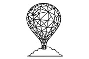 Hot Air Balloon Silhouette Bundle, an Object Illustration by Gaye Art (Thumbnail 12 of 31)