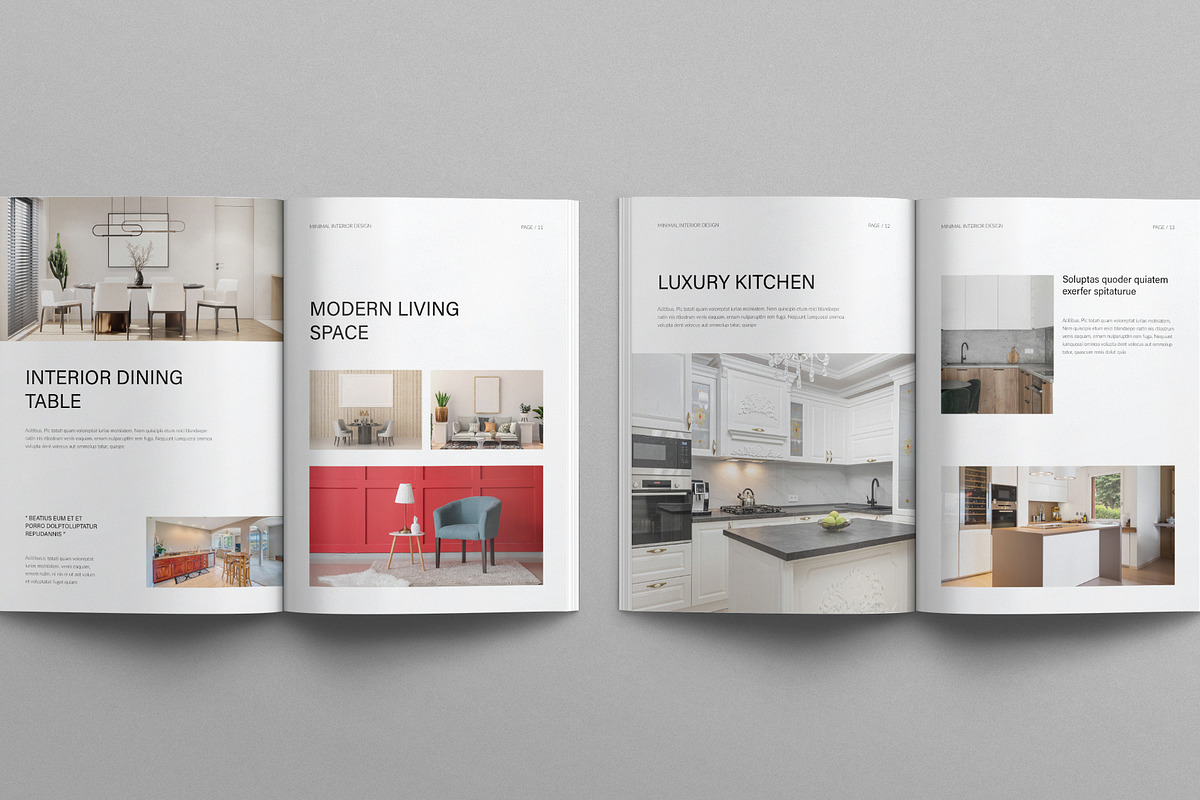 Minimal Interior Design Template, a Brochure Template by E-Type (Photo 5 of 7)