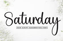 Saturday | Script Font