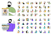 Bundle Flat Concept Illustrations, a Finance Illustration by alexdndz (Thumbnail 12 of 16)