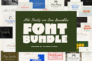 WHOLE SHOP FONT BUNDLE, a Serif Font by Calamar Studio (Thumbnail 1 of 33)