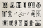 100 Architectural Door Illustrations, an Object Illustration by KetteCreate (Thumbnail 1 of 14)
