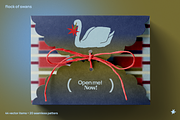 Hand-Drawn Swan Vector Bundle, an Animal Illustration by My.Ordinarty (Thumbnail 7 of 13)