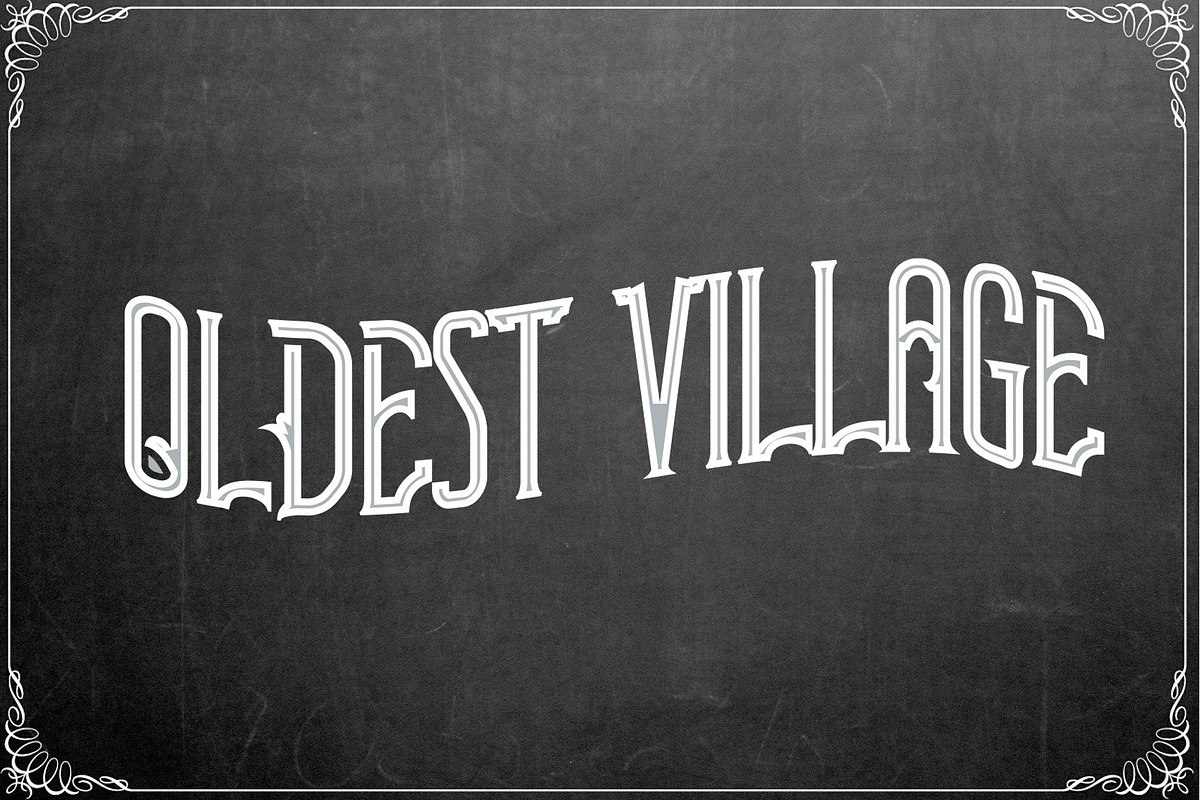 Diamona Biquin - Vintage Font, a Serif Font by ivan_artnivora (Photo 4 of 4)