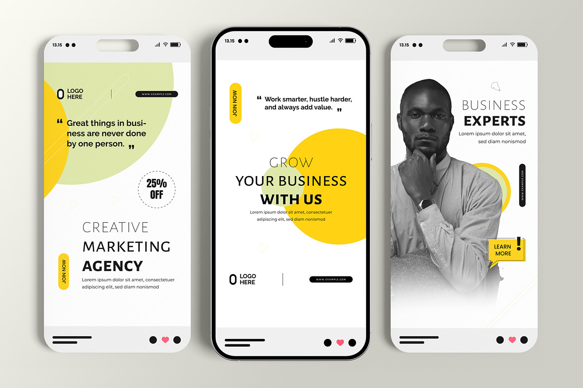 Modern Business Marketing Story Post