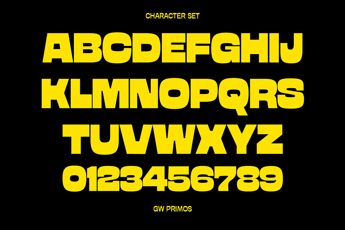GW Primos, a Sans Serif Font by Goodwheel Studio (Photo 3 of 14)