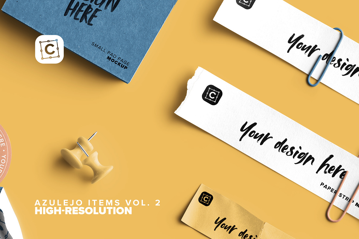 Stationery & Desk Accesories, a Product Mockup by Custom Scene (Photo 2 of 7)