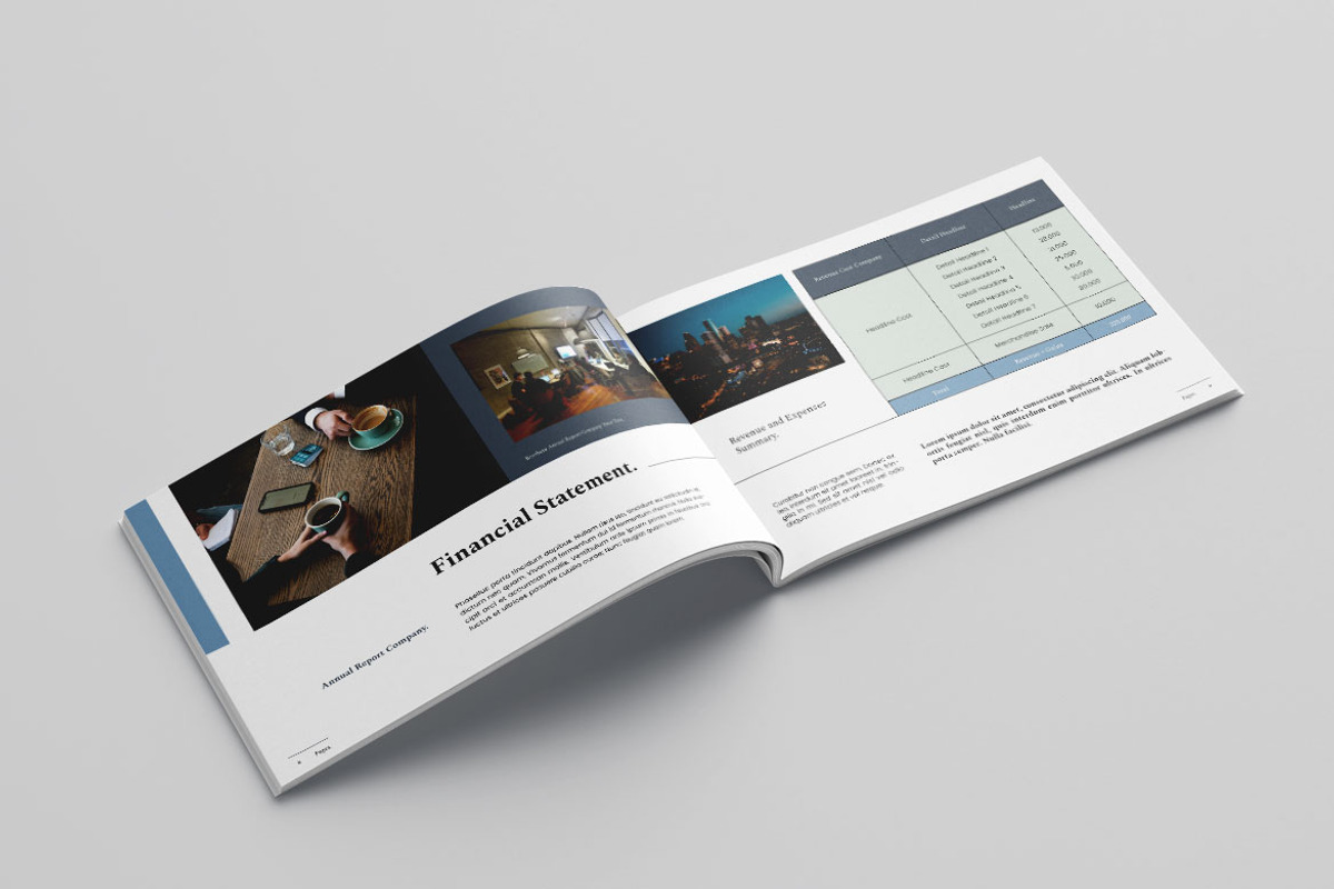 Annual Report Vol.51, a Brochure Template by Bewalrus Studio (Photo 9 of 11)