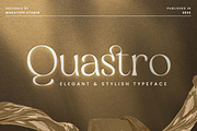 Quastro - Elegant & Stylish Display, a Serif Font by Almarkhatype (Thumbnail 1 of 10)