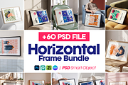 60+ Landscape Frame Mockup PSD, a Household Mockup by MockupShopi (Thumbnail 1 of 20)