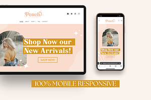 Peach - Boho Pink Shopify Theme