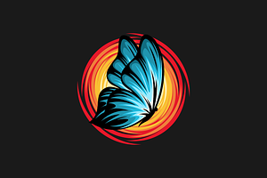 Vector Butterfly Design Illustration