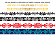 Ornate Gold Border Patterns, a Pattern Graphic by Melissa Held Designs (Thumbnail 3 of 3)