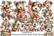 Whimsical Summer Beach Dog Clipart, an Illustration by Designworld (Thumbnail 1 of 6)