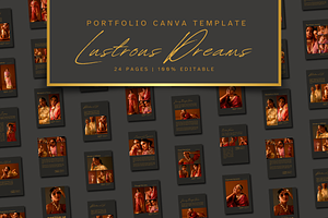 PORTFOLIO CANVA TEMPLATE, a Magazine Template by The Little Lily Studio