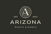 Letter A Vintage Rustic Western Logo, a Branding & Logo Template by Buqancreative (Thumbnail 1 of 3)