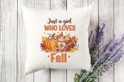 Just a Girl Who Loves Fall Png,, an Illustration by Designking (Thumbnail 4 of 4)