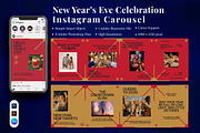 New Year’s Eve Celebration Instagram, a Social Media Template by Attype (Thumbnail 1 of 5)