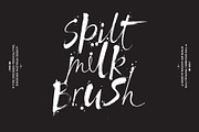 Spilt Milk Brush Font, a Handwritten Font by Tropical Type (Thumbnail 1 of 9)