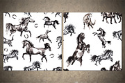 Horses Sumi-e, an Animal Illustration by StabuLaRasa illustration (Thumbnail 18 of 21)