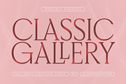 Classic Gallery – Claasic Condense, a Serif Font by Almarkhatype (Thumbnail 1 of 10)