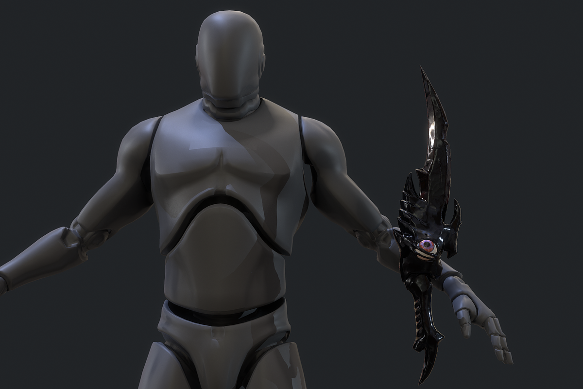 5 Fantasy Stylish Dagger -PBR-, an Object 3D Model by TFE Game Art (Photo 5 of 16)