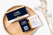 Modern dark business card template, a Business Card Template by Vitoria's Collection (Thumbnail 2 of 3)