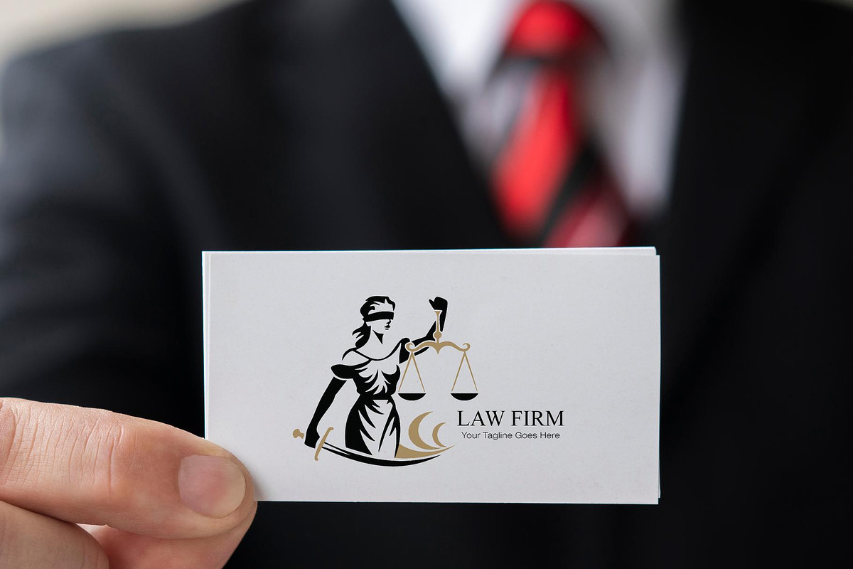 Lady Justice Law Firm Logo Design, a Branding & Logo Template by YUDesignStore (Photo 5 of 9)