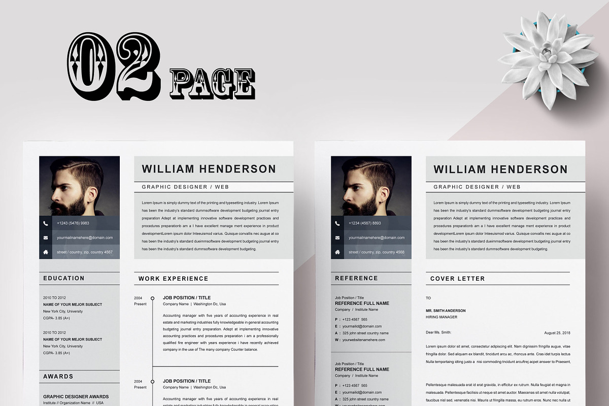 Resume / CV 2022, a Resume Template by X-Type (Photo 2 of 5)