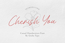 Cherish You - Casual Handwritten